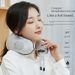 Massaggiatore cervicale wireless con terapia termica e pulsata - Cuscino massaggiante cervicale a forma di U per auto e uso domestico - 4 nodi di massaggio_voghion.com
