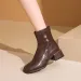 2024 Modische, lässige Leder-Ankle-Boots mit hohem Absatz für Damen und Herren (2d0d)_voghion.com