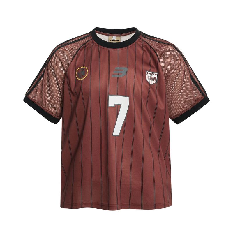 Maillot de sport à manches courtes en maille pour hommes et femmes, t-shirt ample et décontracté à séchage rapide_voghion.com