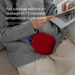 Bolsa de água quente recarregável simples, aquecedor de mãos portátil de pelúcia para estudantes, compressa quente de inverno_voghion.com