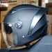 CoolRide Pro Motorcycle Helmet For Men & Women - Dual Visor ABS 3/4 Helmet With 3C Certification - Lightweight & Ventilated For All Seasons_voghion.com