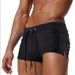 Boxer da bagno sexy da uomo, a vita bassa, con tasche laterali, taglie forti, ad asciugatura rapida_voghion.com