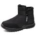 Snow Winter Thickened Fleece Lined Warm Versatile Comfortable Men's Boots_voghion.com