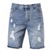 Men's Clothing Summer Sports Pants Washable Terry Casual Shorts Ripped Pants_voghion.com
