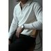 Men's Clothing Men's Washed Knitted Polo Shirt Sweater Retro High End Fashion Brand Lapel Casual Bottoming Shirt Jacket_voghion.com