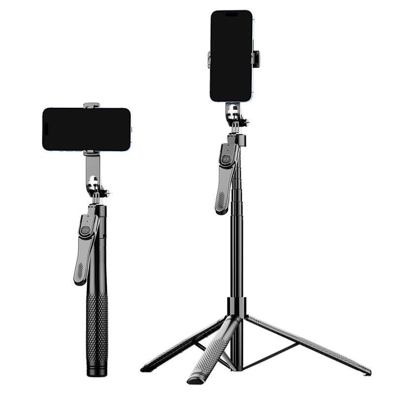 SelfieCom Selfie Stick K29 (2.15M+Bluetooth Remote Control+aluminum Alloy Tube+metal Keel Bracket)_voghion.com