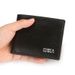 CUIKCA Men's Slim PU Leather Wallet - Compact Tri-Fold Design With Multiple Card Slots, RFID Blocking, Stylish & Lightweight (Black)_voghion.com