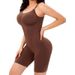 Neuer Onesie in Übergröße, nahtlos, körperbetonte Shapewear, Damenkorsett, flache Beine, postpartale Neckholder-Bodywear_voghion.com