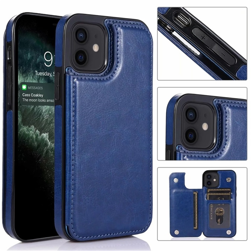 Étui portefeuille en cuir pour Samsung S21 S20 FE Ultra S10 Plus Flip Cover A72 A52 A42 A32 A12 A53 A21s Slots pour cartes Note 8_voghion.com