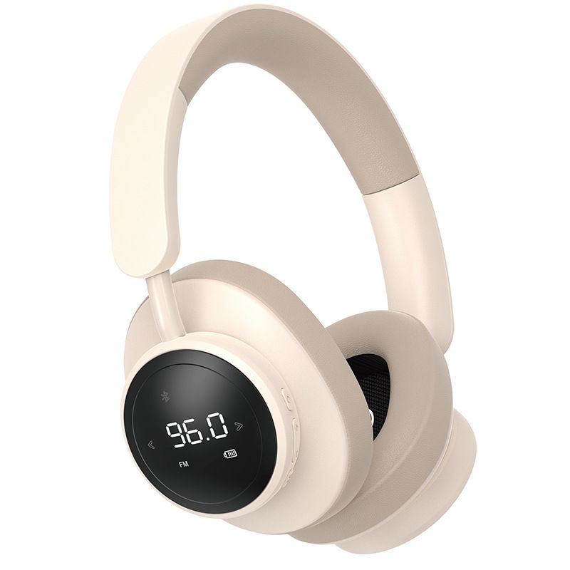 Korvanpehmeät Bluetooth-kuulokkeet FM-radiolla Pitkäkestoiset Langattomat Kuulokkeet Englannin Kuuntelukokeisiin_voghion.com