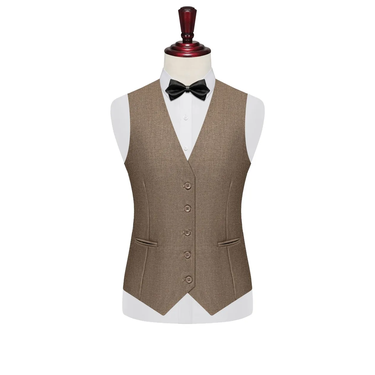 Men's Clothing Men's Suit Vest Work Clothes Suit Groomsmen Suit Professional Wear Large Size Formal Wedding Casual Vest_voghion.com