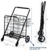 Heavy Duty Folding Utility Shopping Double Cart_voghion.com