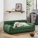 Soft And Comfortable Pet Sofa With Backrest And Armrests, Suitable For Modern Rectangular Pet Sofas For Small And Medium-sized Dogs-Green_voghion.com