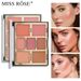 MISSROSE Multifunctional Expansion Color High Gloss Blush Palette Pearlescent With Flash Brightening Matte Blush One Palette_voghion.com