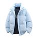 Men's Vintage Short Puffer Jacket - Winter Stand Collar Coat, Cleanfit Style, Thickened Quilted Outerwear_voghion.com