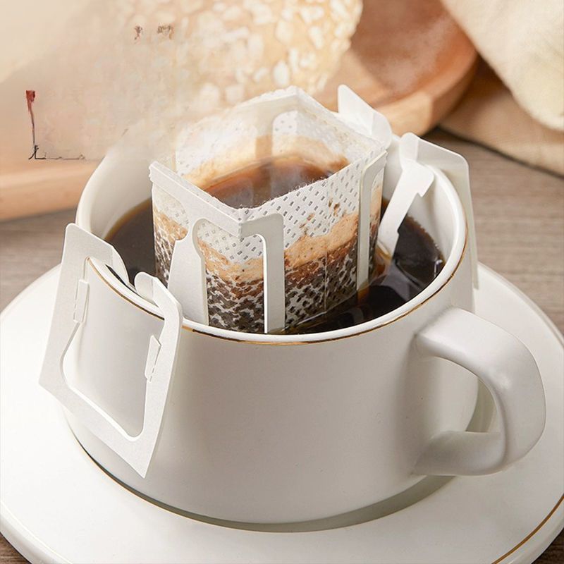 Pour Over Coffee Powder Non-Woven Paper Drip Bag Filter Mesh Disposable_voghion.com
