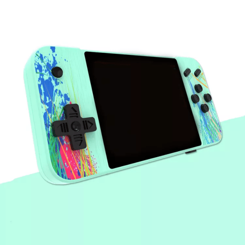 Console di gioco portatile Supporto per console di gioco retrò con schermo grande da 3,5 pollici per collegare due giocatori alla TV_voghion.com