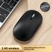 Wireless Silent Mouse – Bluetooth & 2.4G Dual Mode, 1600DPI, 4-Way Scroll, Rechargeable Ergonomic Mouse For Laptop/Office_voghion.com