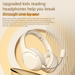 New Back Book Ear Return Children's Headphones Head-Mounted Student Learning Recitation Special Bluetooth Wireless_voghion.com
