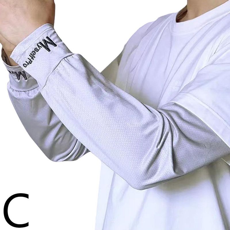 Sonnencreme Arm Abdeckungen Männer Radfahren Arm Fall Lose Vergrößert Arm Hülse Outdoor Sport Sonnenschutz Manschetten Atmungsaktive Arm Wärme_voghion.com
