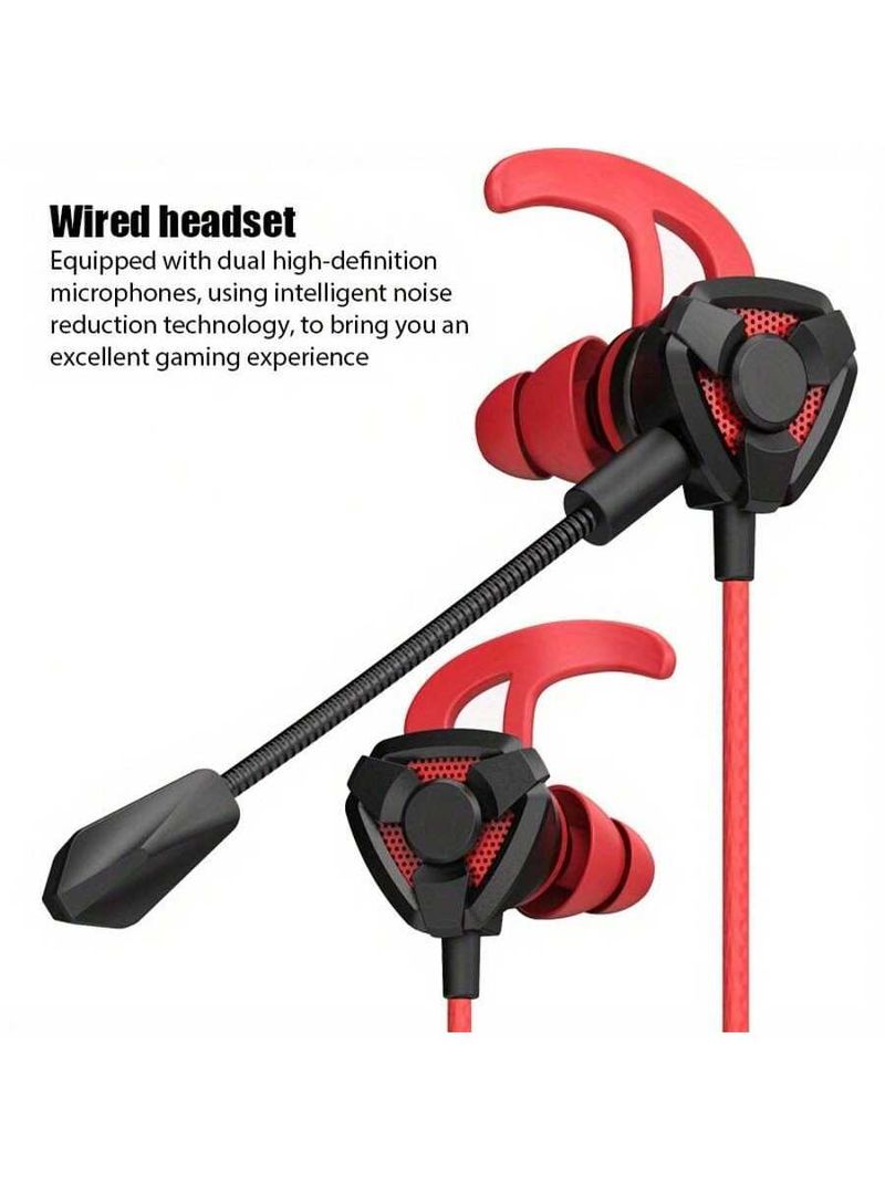 Gaming Headset With Detachable Microphone, In-ear Style, Wired, Suitable For Mobile Phones And Computers，Esports Gaming_voghion.com
