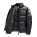 Men's Lightweight Quilted Jacket With Stand Collar, Zip-Up Short Coat For Casual Winter Wear, Trendy Puffer Coat For Young Adults_voghion.com