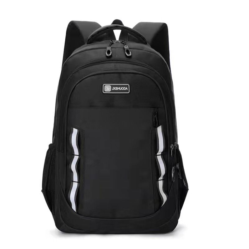 Damentaschen Computer-Schultasche für Mittelschüler, große Kapazität, modischer, reflektierender, wasserdichter Rucksack aus Oxford-Stoff_voghion.com