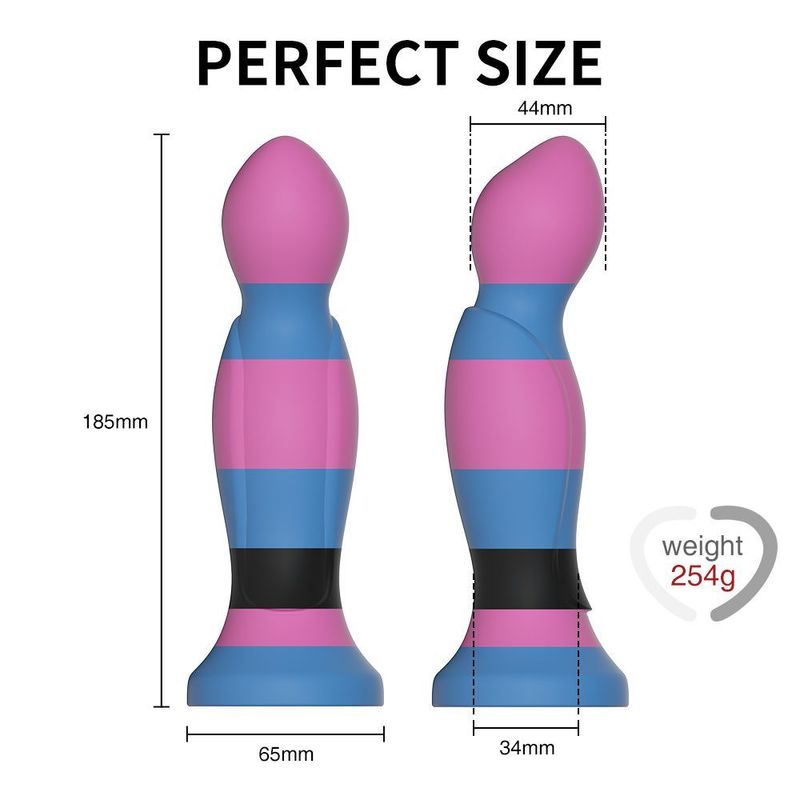 Realistic Dildo Colorful Male And Female Masturbator Wearable Adult Sex Toy_voghion.com
