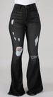 Women's Clothing High Elastic Flared Jeans_voghion.com