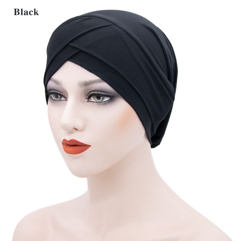 Hot Selling Milk Silk Headscarf Hat European And American Muslim Base Hat Women's Chemotherapy Hat Baotou Hat_voghion.com