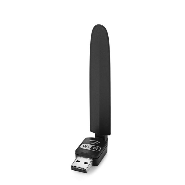 Adattatore WiFi per scheda di rete wireless USB portatile Xinweiqing da 2,4 GHz 150 Mpbs con antenna_voghion.com