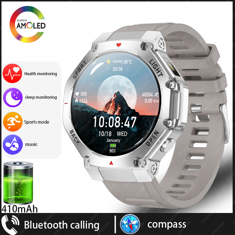 New Huawei Watch TR3 Smart Watch 1.53 Inch HD AMOLED Screen NFC GPS Tracker Bluetooth Call Health Monitoring Watch Men Women_voghion.com