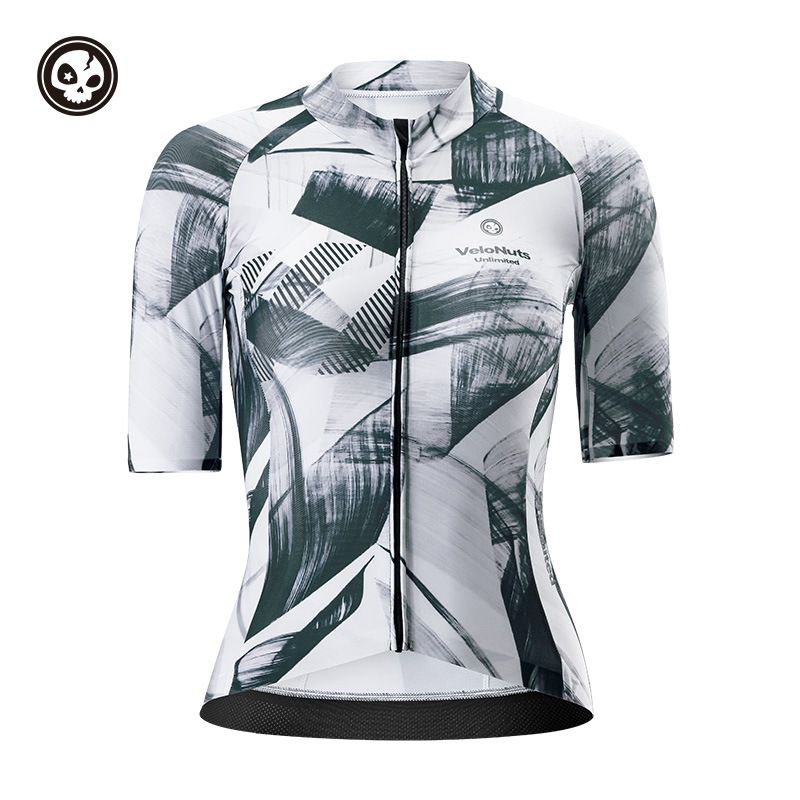 VNS Little Skull "Clear Sky" Top de manga curta feminino para ciclismo de estrada, respirável, absorvente de suor, verão_voghion.com