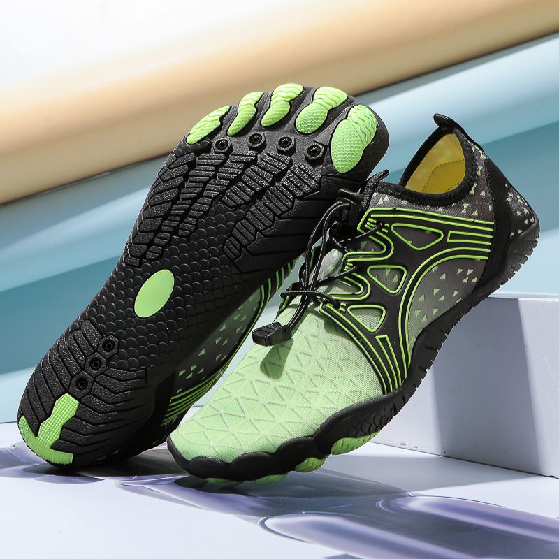 Oddychające, szybkoschnące buty do wody do wędrówek pieszych, biegania po szlakach i sportów wodnych – lekkie, antypoślizgowe, z oddzieloną częścią na palce – unisexowe wzornictwo_voghion.com