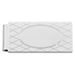 Rhodium-plated Kelly Waters Hinged Money Clip With Crosshatch And Engravable Oval Center_voghion.com