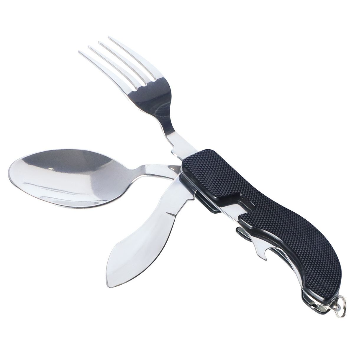Foldable Tableware Knife Spoon Fork Camping Knife Fork Spoon Combination Tableware Outdoor Portable Multifunctional_voghion.com