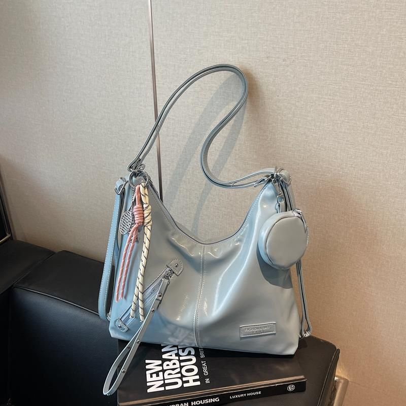 Sac à main haut de gamme pour femme, tendance 2025, style collège, sac à dos, grande capacité, sac à bandoulière, fourre-tout, tendance, polyvalent, décontracté, quotidien_voghion.com