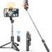 Bluetooth Mobile Phone Selfie Stick Q03s Handheld Douyin Photo Live Broadcast Integrated Tripod Desktop Bracket Telescopic Rod_voghion.com