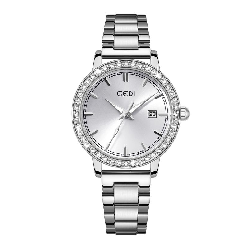 Orologi da donna Orologi da donna in acciaio inossidabile di lusso leggero Orologio da donna con calendario impermeabile Premium Sense Orologio da donna al quarzo_voghion.com