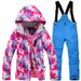 Winter-Skianzug-Set für Kinder – Wasserdichte Schneejacke und -hose für Jungen und Mädchen, wärmeisoliert für Outdoor-Aktivitäten_voghion.com