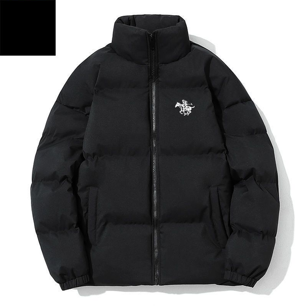 Paul Fanji Autunno Inverno Nuova Coppia Caldo Cotone Tinta Unita Trendy Versatile Piumino Cappotto Casual Largo_voghion.com