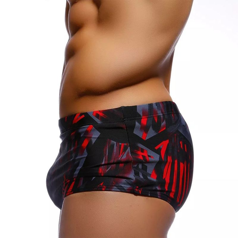 UXH Marka Erkek Mayo Şınav Çok Renkli Sandıklar Boxer Hi-Q Seksi Erkekler Nefes Swim Suit Hız Eşleştirme Plaj_voghion.com