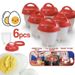 Silicone Egg Cooker – Reusable Microwave & Boiling Egg Poacher (6-Pack, BPA-Free, Dishwasher Safe)_voghion.com