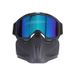 New Off-road Riding Detachable Motorcycle Goggles Face Shield_voghion.com