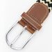 Men's woven belt, women's casual breakable canvas, elastic need buck belt_voghion.com