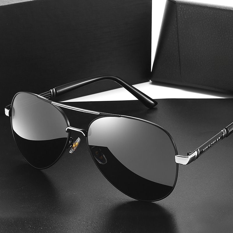 Okulary przeciwsłoneczne męskie z filtrem UV Okulary przeciwsłoneczne z polaryzacją Okulary przeciwsłoneczne do jazdy Okulary pilota do jazdy Modne wędkowanie_voghion.com
