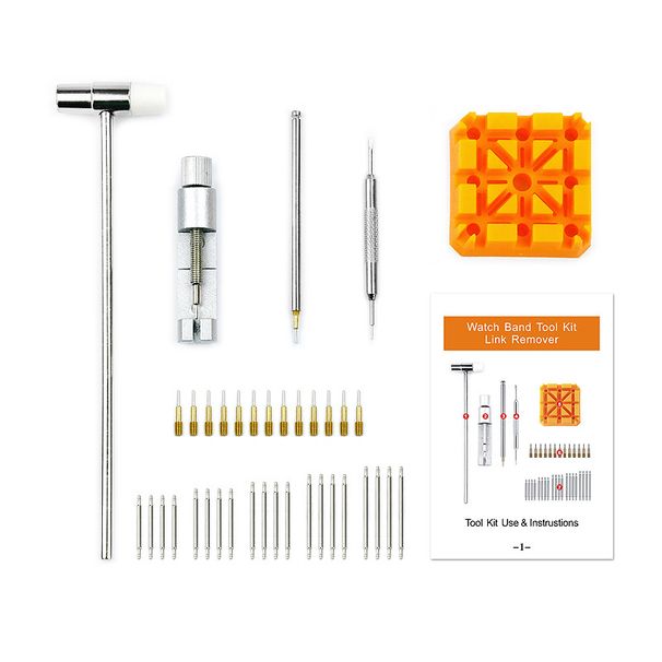 Watch Repair Tools, Watch Strap Disassembly And Replacement Tool Set, Watch Repair Tool Set 39 Pieces, Watch Strap Adjustment And Replacement_voghion.com