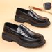 Men's Top Layer Cowhide Spring New Style Business Casual Men's High-end Genuine Leather Thick Soled Single Shoes Wenzhou_voghion.com