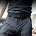 HOT Men's Automatic Metal Canvas Webbing Outdoor Work Belt, Nylon Belt With Click Buckle_voghion.com