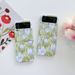 Korean Style Tulip Compatible With ZFlip3 Phone Case Samsung Foldable Water Sticker Galaxy Zflip4 Hard_voghion.com